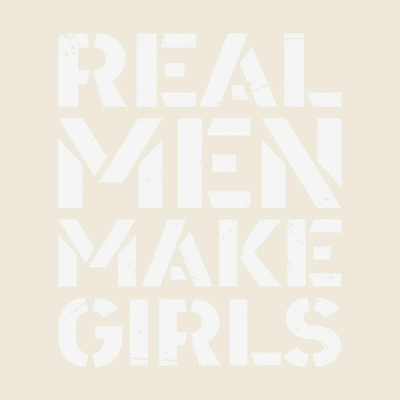 Echte Männer machen Mädchen Vatertagsgeschenk