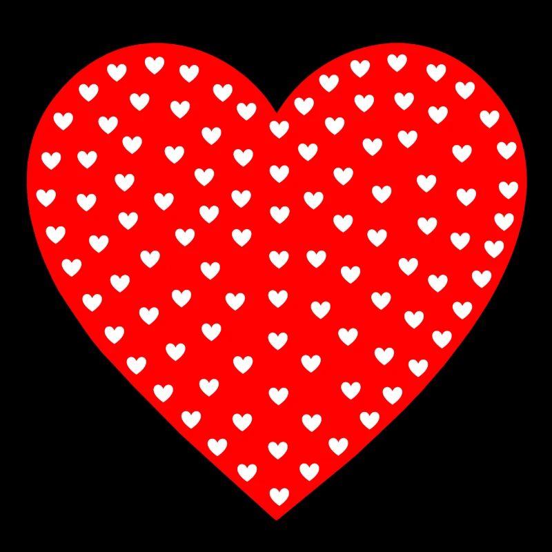 Heart Flood Small Hearts Pattern