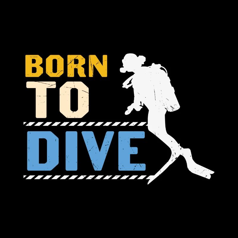 Scuba Diving Quote Scuba Diving Born To Dive