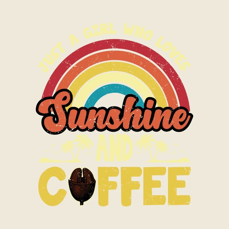 Nur ein Mädchen, das Kaffeedesign liebt