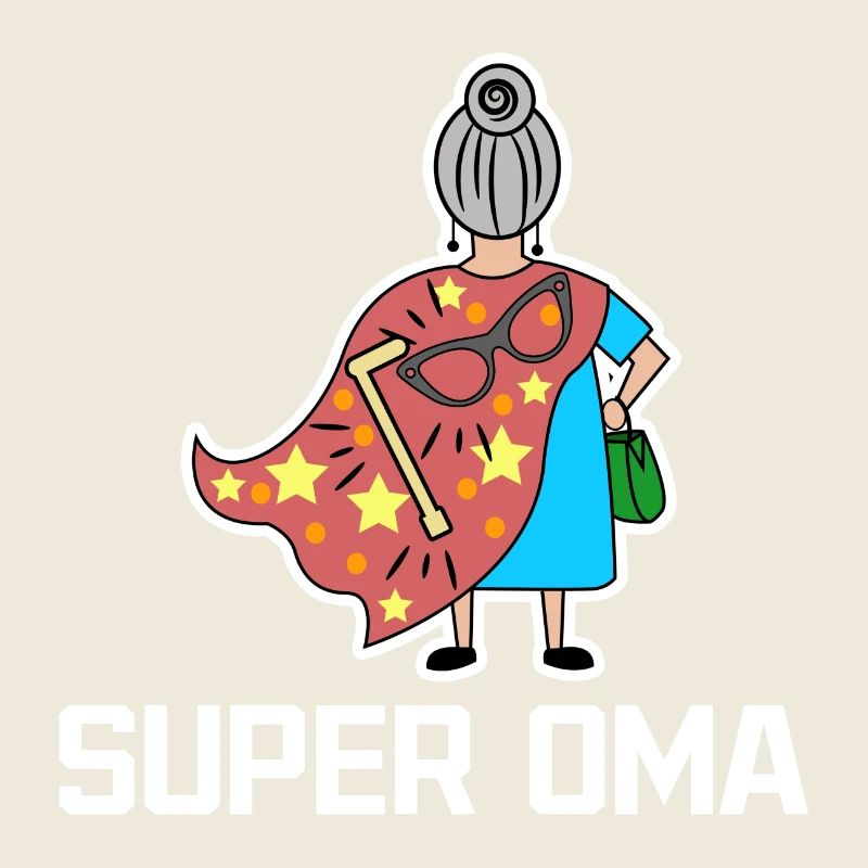 Superoma Brille Großmama Oma Statement Großmutter