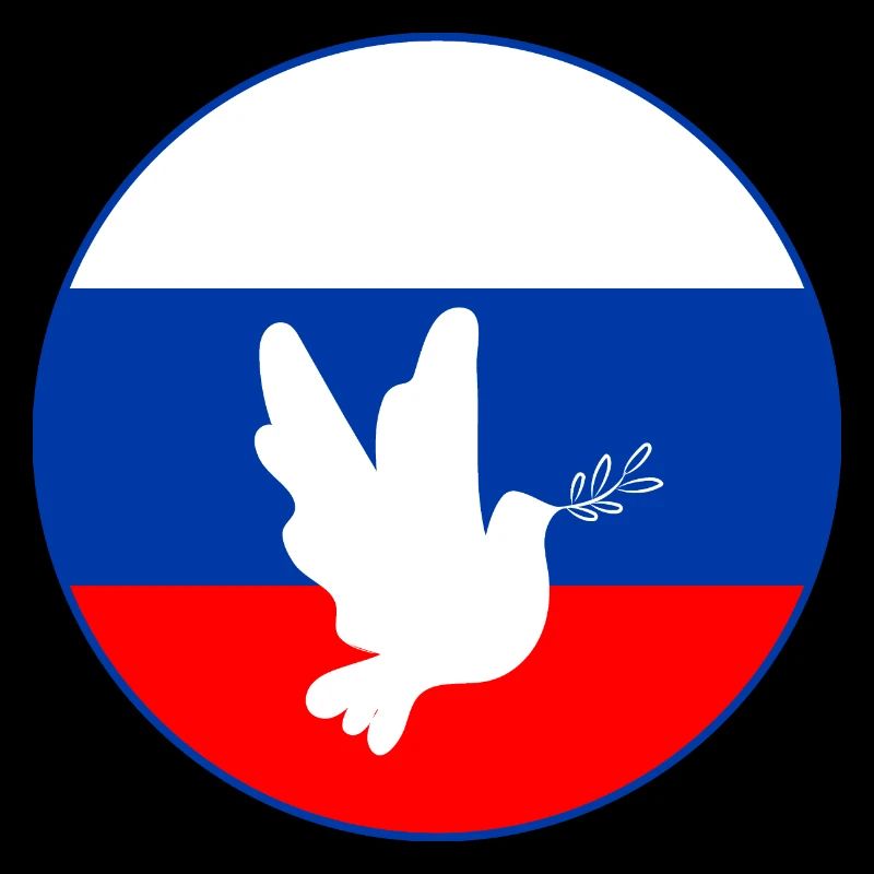 Colombe du drapeau russe