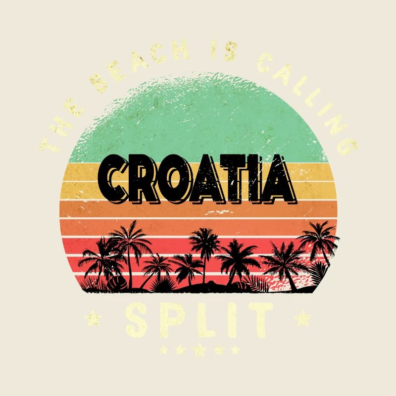 Split Kroatien Strand Design