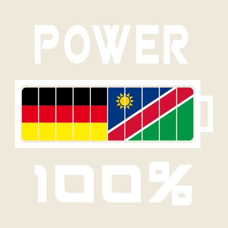 Deutschland und Namibia Power 100%