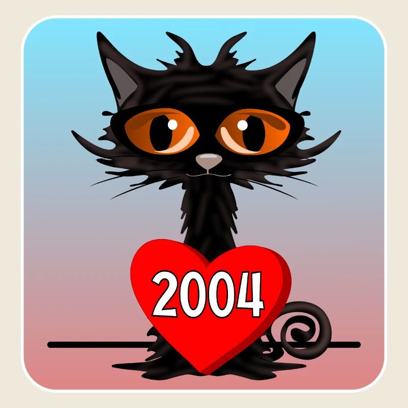 22e anniversaire des chats domestiques en 2004