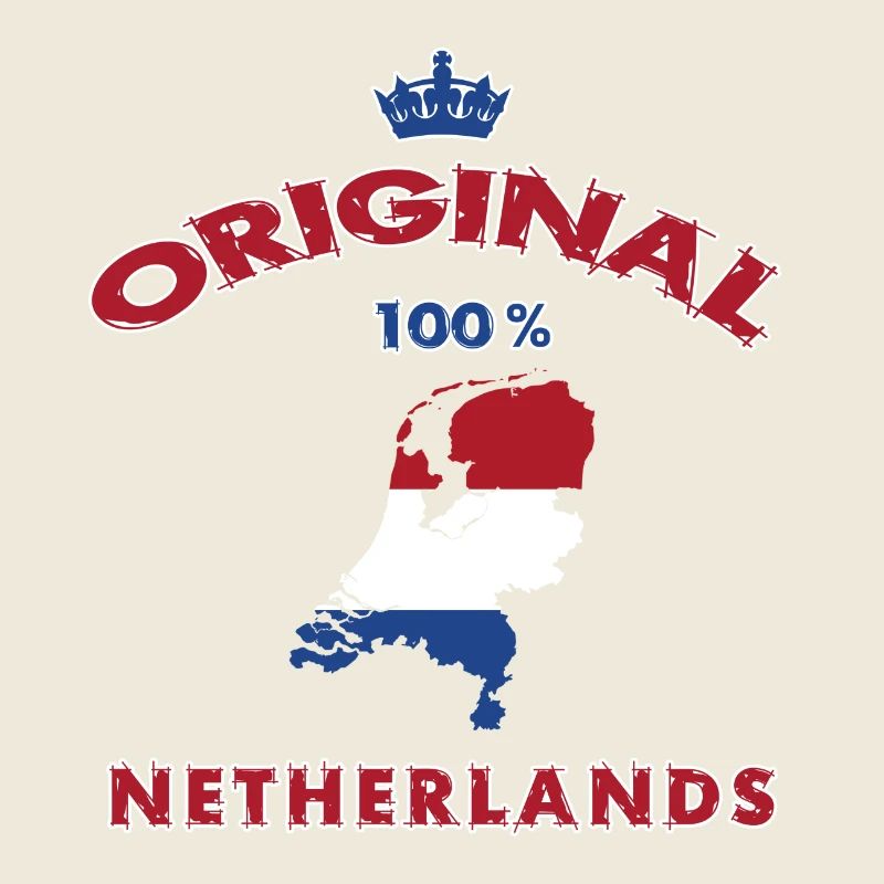 Design original 100 % drapeau des Pays-Bas