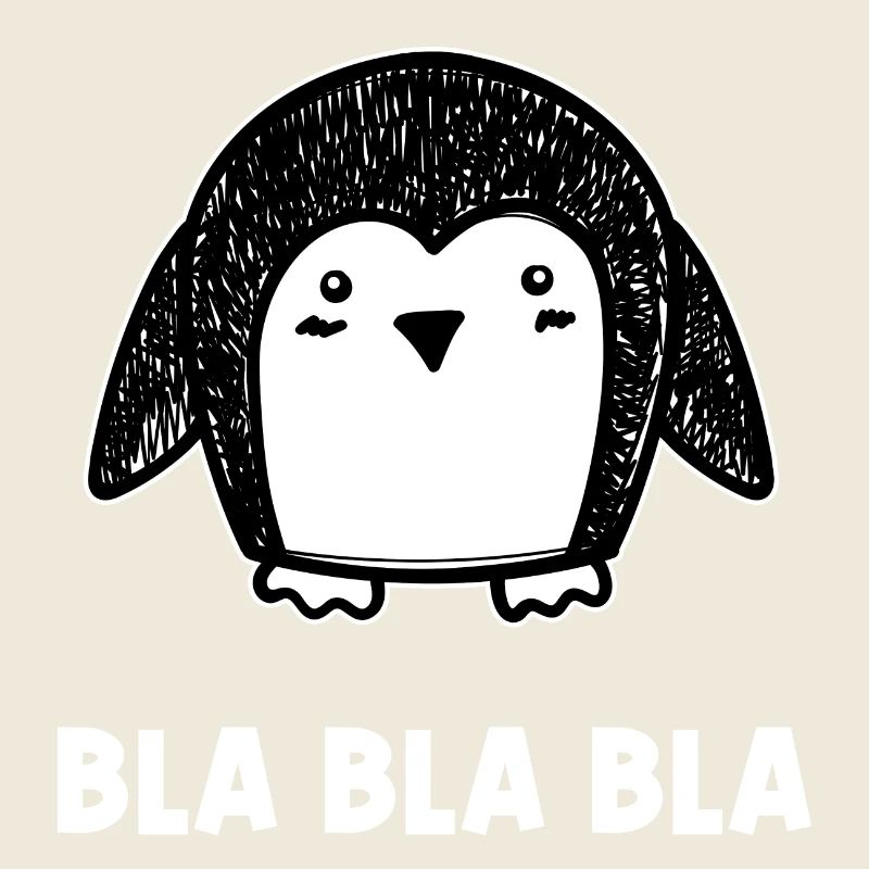 Tier Schnee Spruch Eis Vogel Pinguin Seevogel