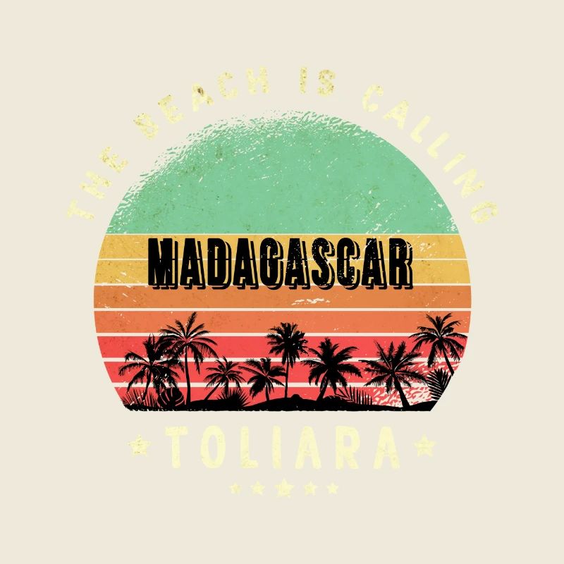 Design de plage de Toliara à Madagascar