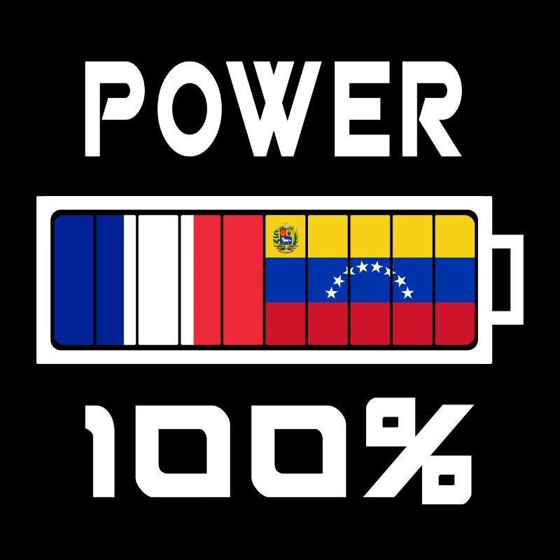 Venezuela und Frankreich Power 100%