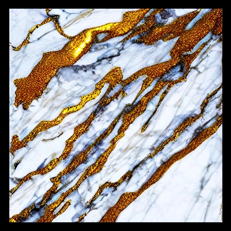 Le marbre blanc rencontre l’or