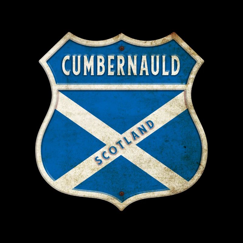 Motif du drapeau écossais de Cumbernauld