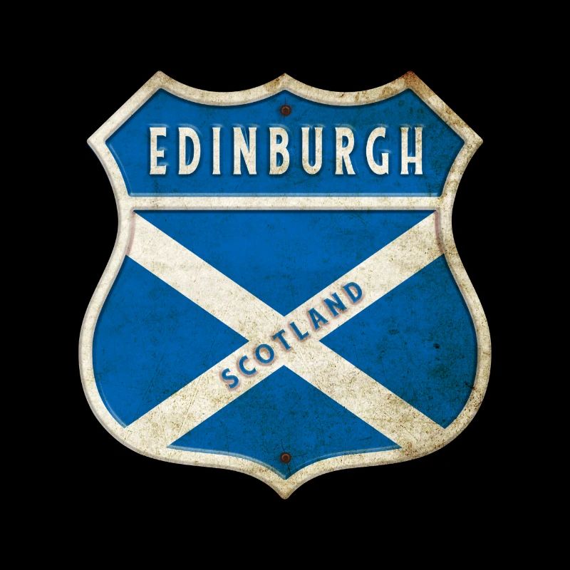 Drapeaux d'Édimbourg Écosse