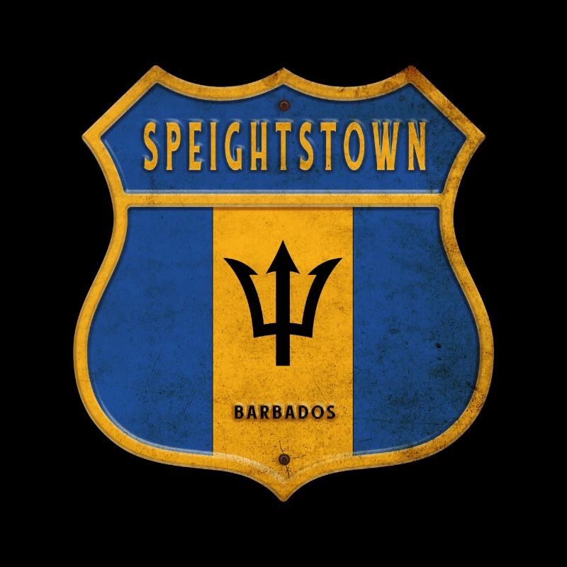 Drapeaux de Speightstown Barbade