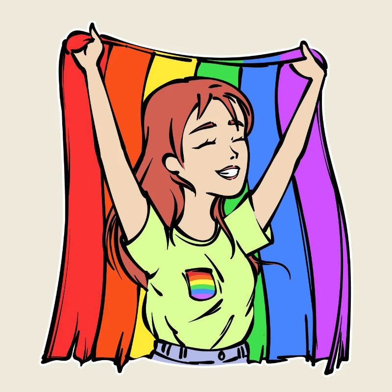 Rainbow Flag Relationship Lgbt Human Rights