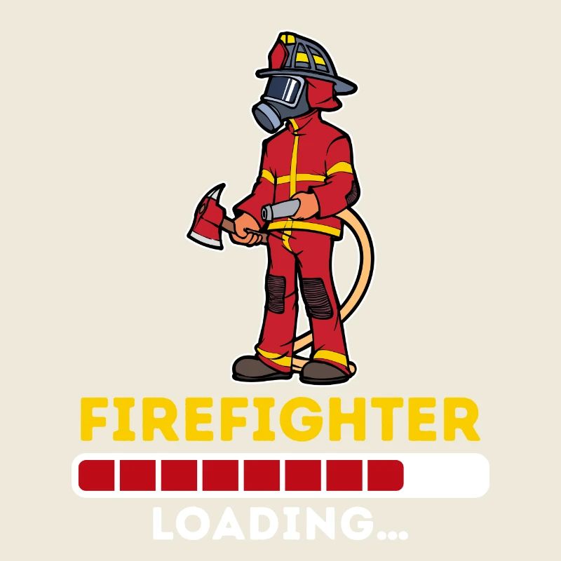 Fire brigade fire hose slogan firefighter