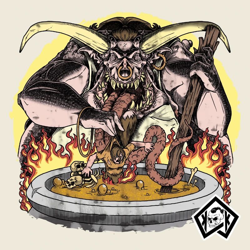 Cook, cook, chef, soup pot, hell