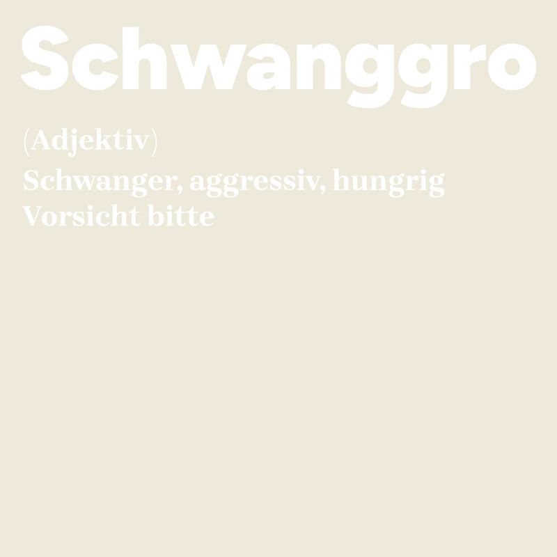 Schwangerschaft Schwanger Mutter Statement Baby