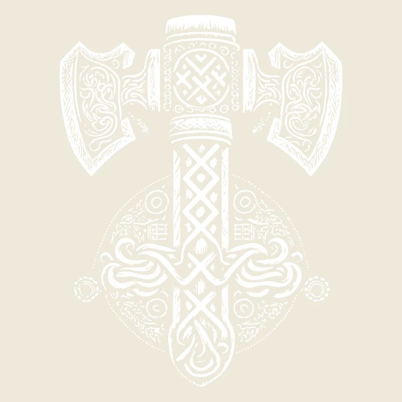 Symbol der Wikinger Mjöllnir