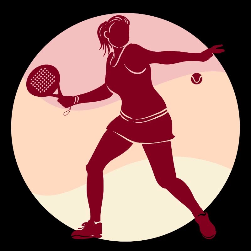 Padel Player Racket Coach Ball Sport