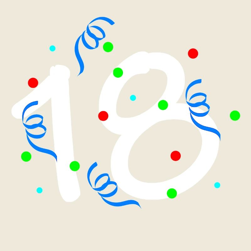 alltag, 18 bunte luftschlangen
