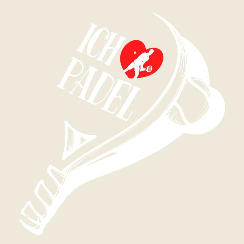 Heart I Love Padel Statement Player Training