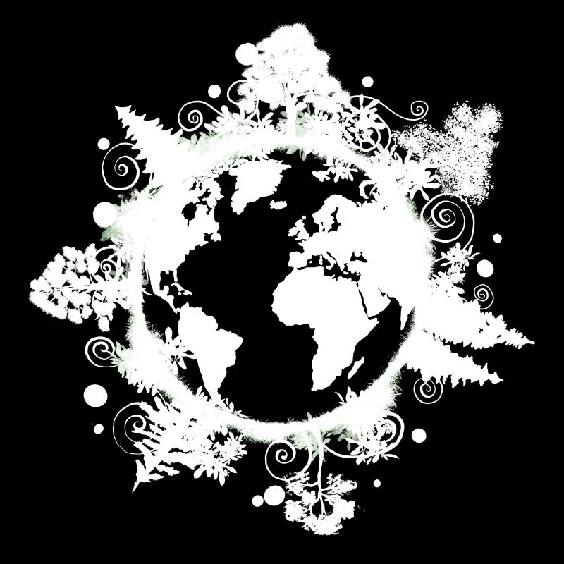 Planet Erde, Bäume, Klimaschutz, Umwelt