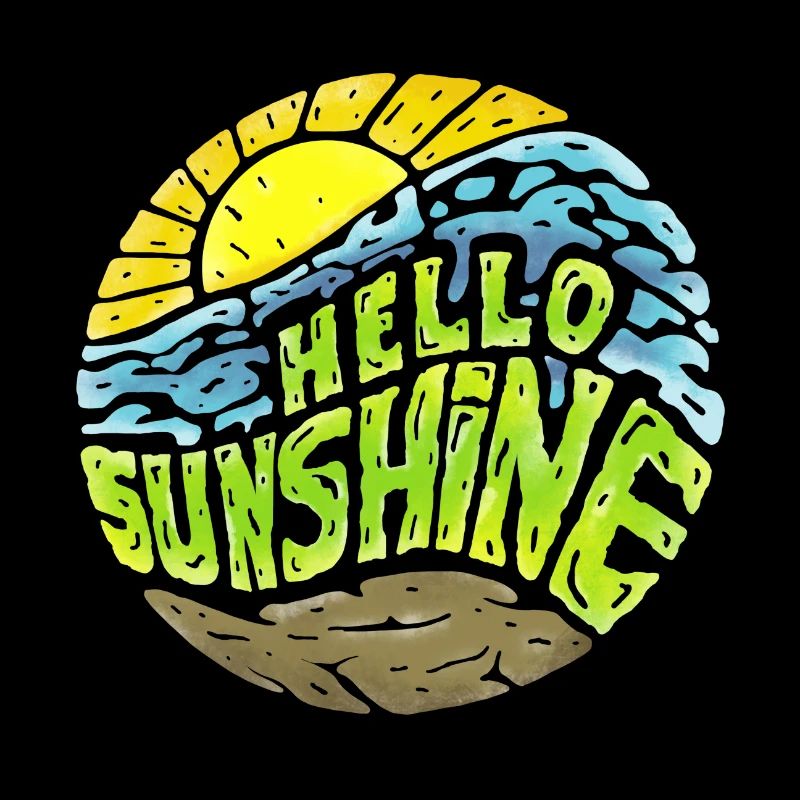 Summer, sun, favorite time! Hello Sunshine!