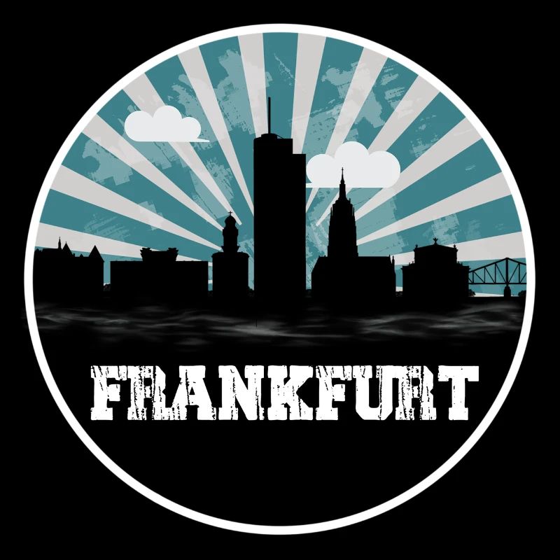 Frankfurt Skyline Blue Hour