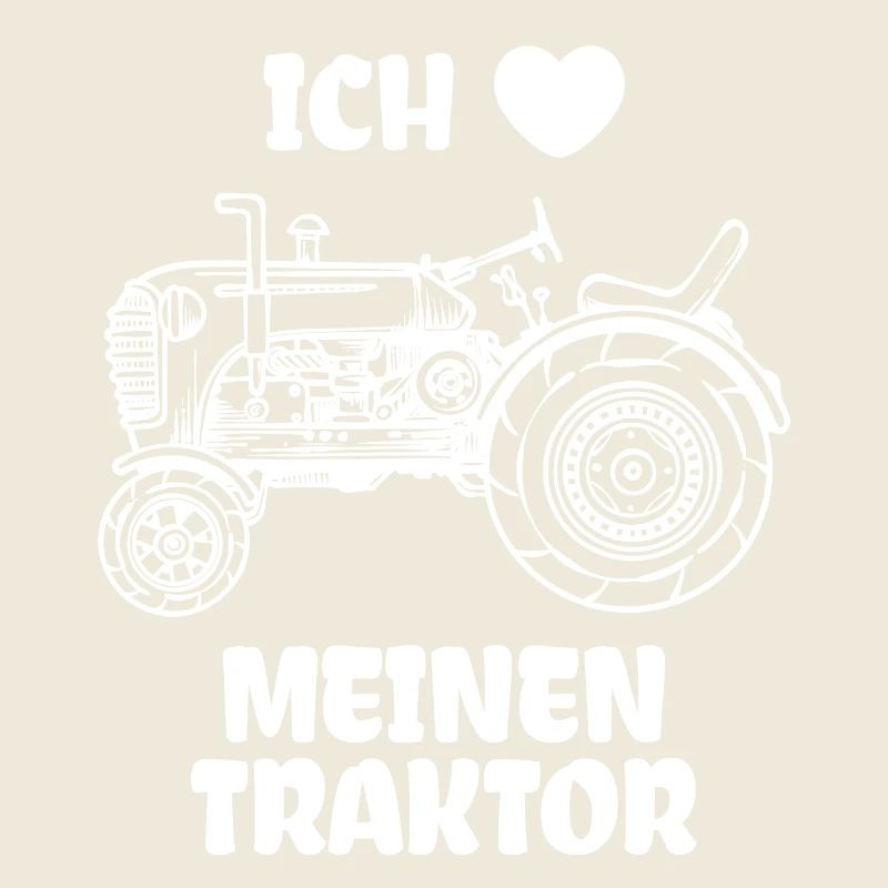 Herz Bauer Statement Ich Liebe Traktor Bauernhof