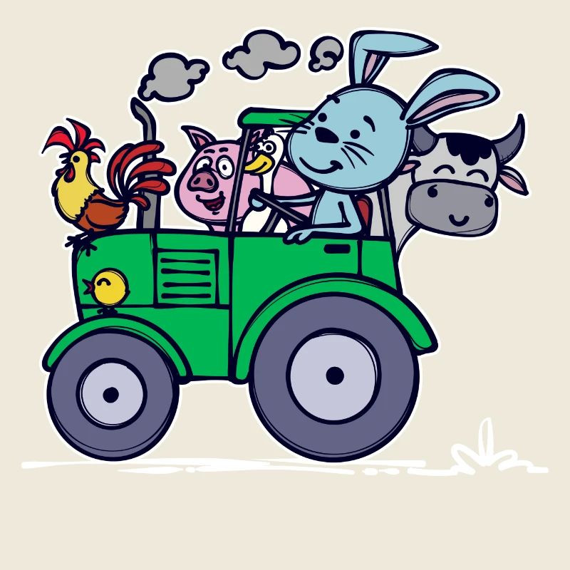 Landmaschinen Statement Ackerbau Bauernhof Traktor