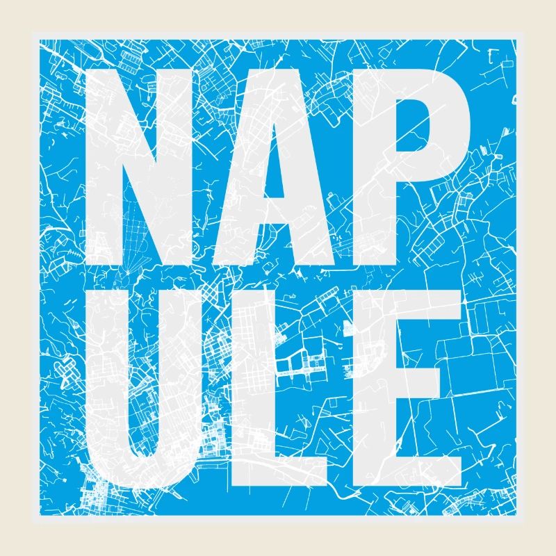Napule Cards Typo Blue