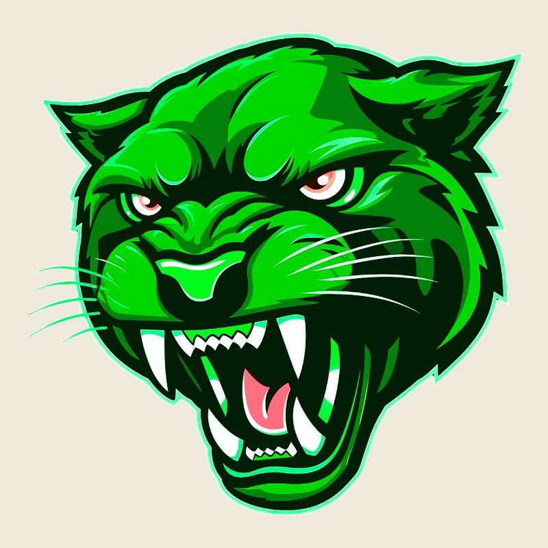 Panther Head Green