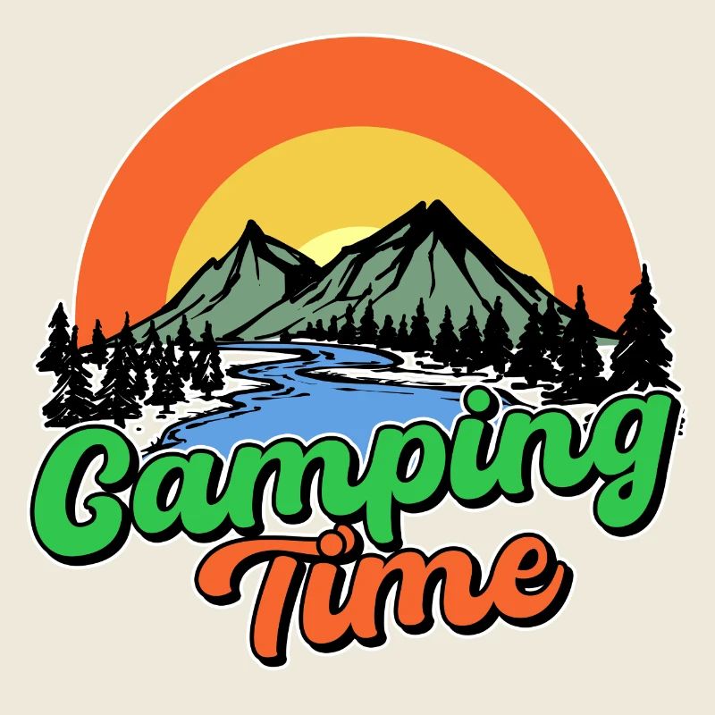 Berge Camping Natur Relaxen Wanderer Statement