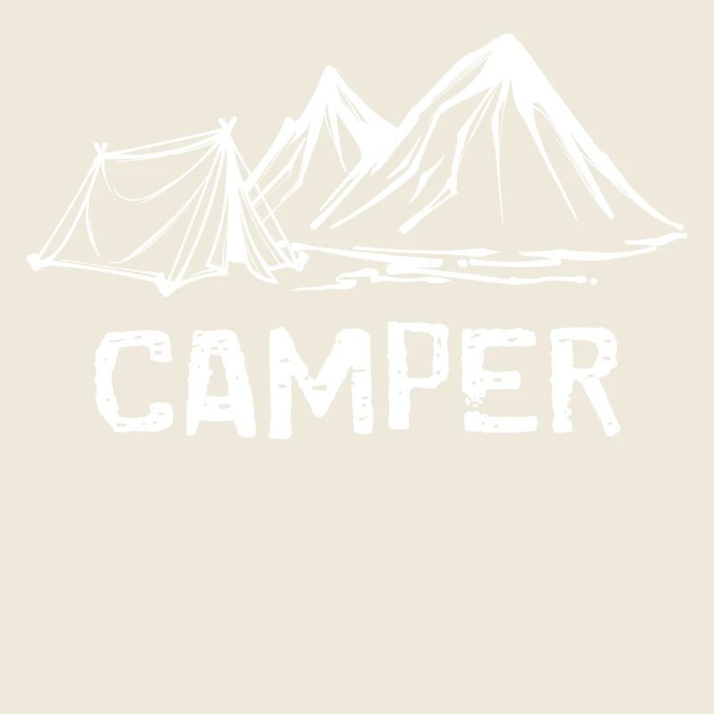 Camper Spruch Camping Bethe Zelten Wanderer