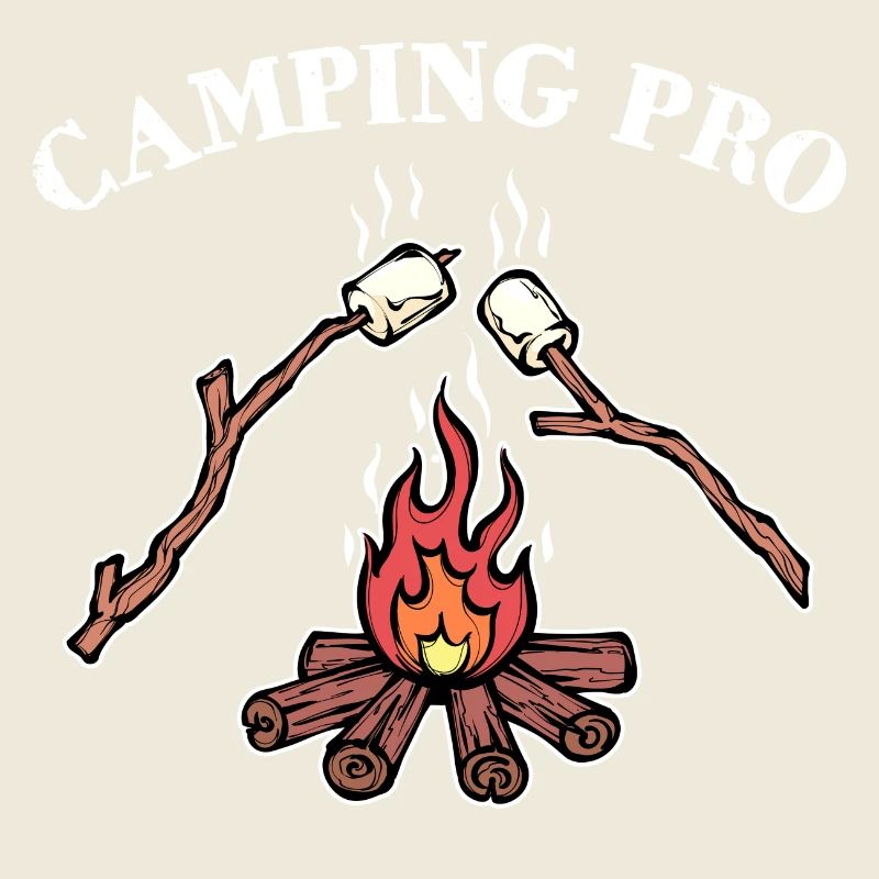 Camping Statement Campingplatz Lagerfeuer Campen