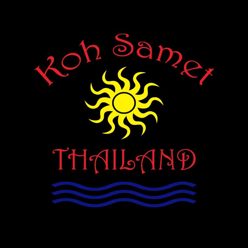 Île de Koh Samet Conception du soleil et des vagues