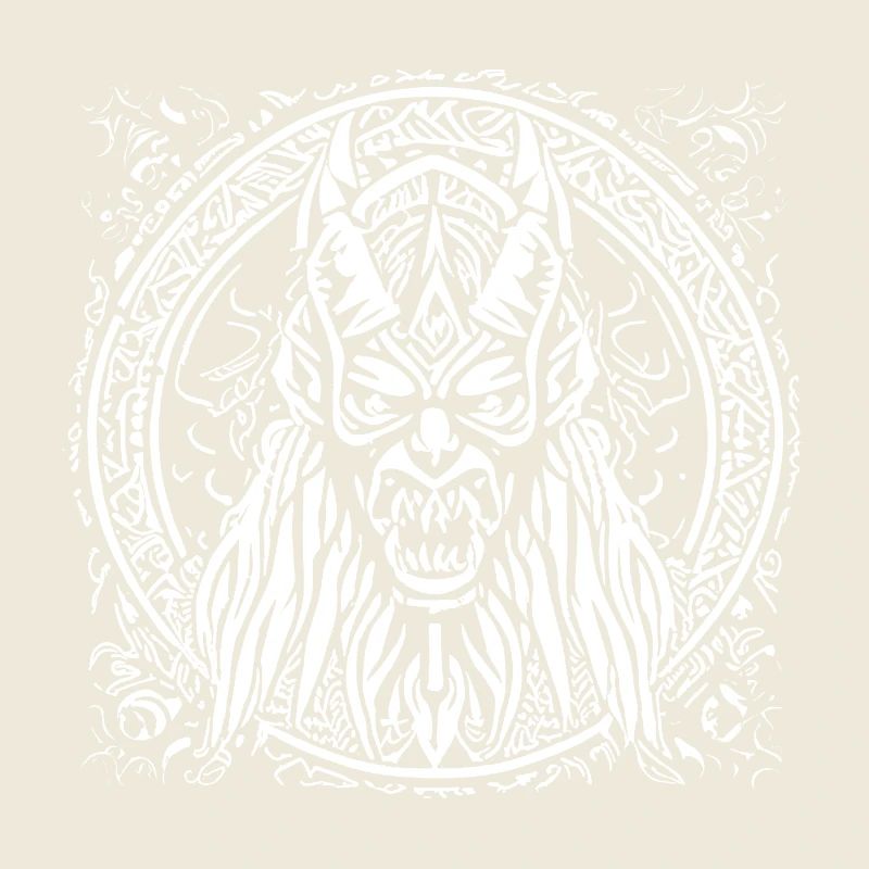 Mystischer Tribal Dämon