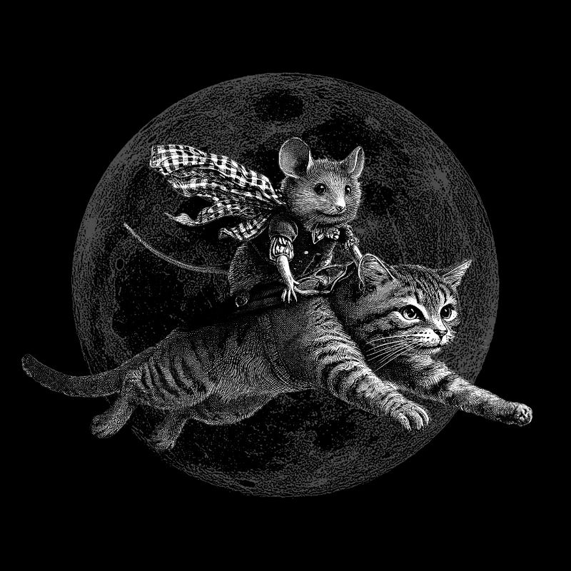 True Moon Love – Maus fliegt mit einer Katze
