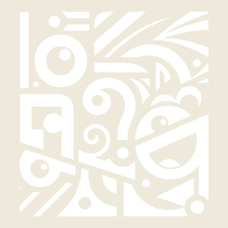 Black and White Swirl Pattern