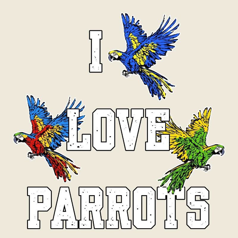 Animal Statement Animal Lover Parrot Birds Zoo