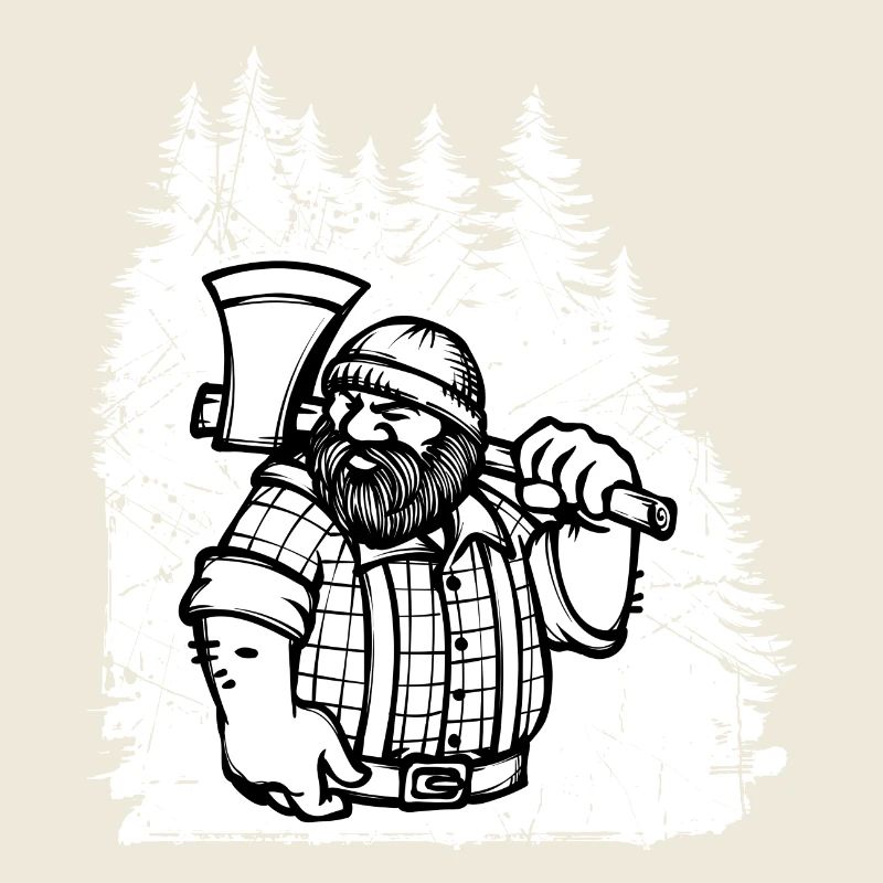 Forest Tree Lumberjack Woodworking Woodworking Axe