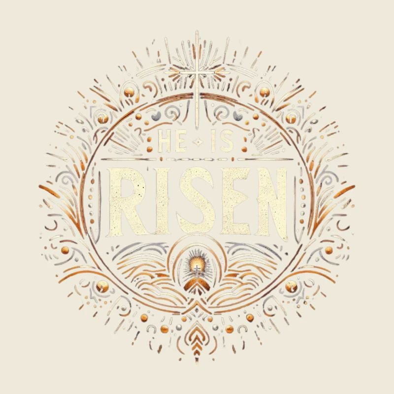 He Is Risen – Easter Ornament