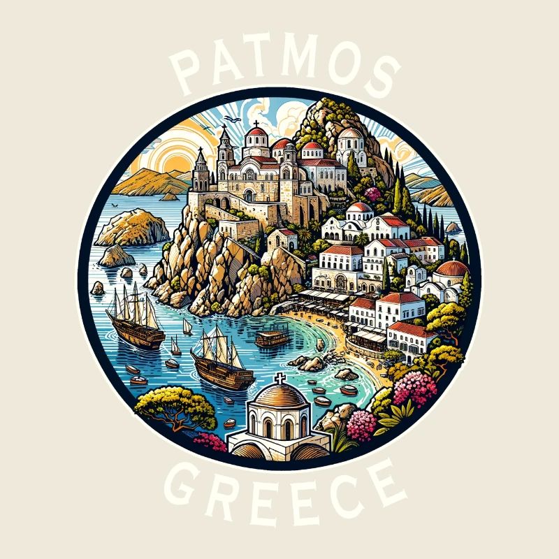 Vacances à Patmos, Grèce, Voyage en mer Égée