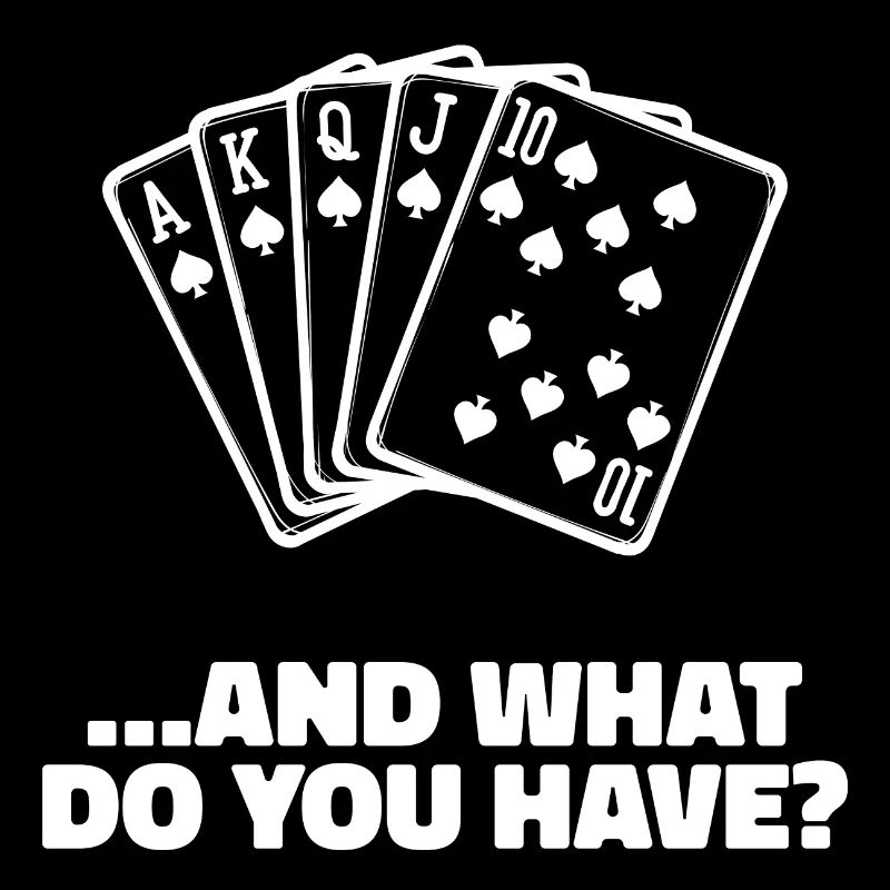 Card Game Gambling Casino Poker Statement