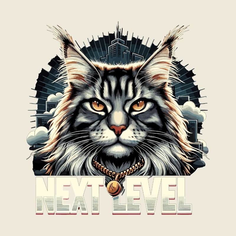 Cadeau Maine Coon Cat Next Level