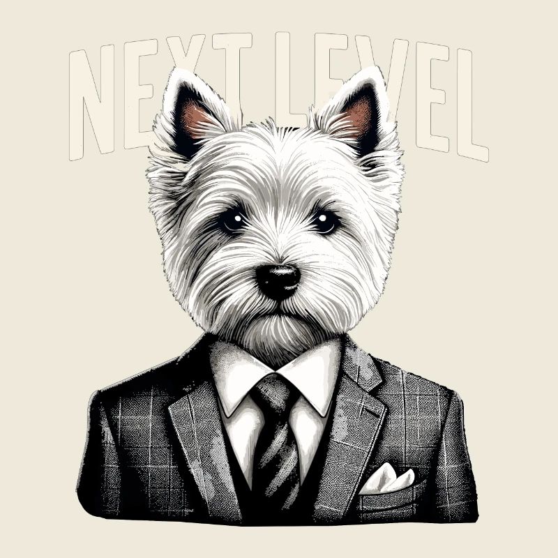 West Highland White Terrier Next Level Anzug Gesch