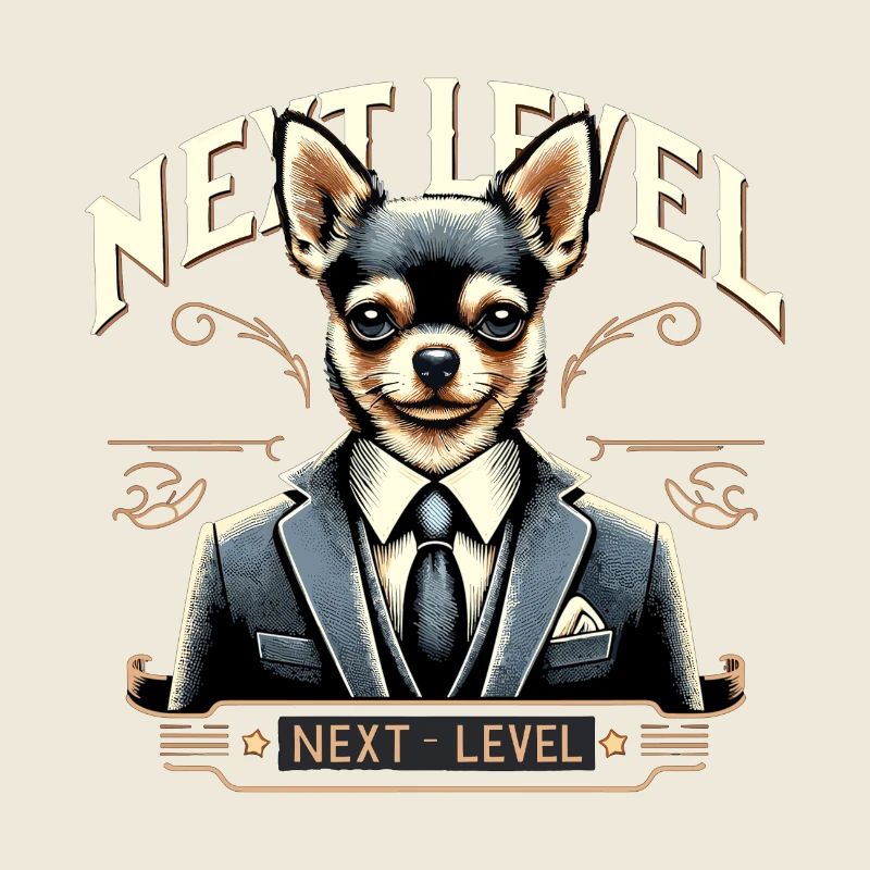 Chihuahua Next Level Anzug Hund Geschenk