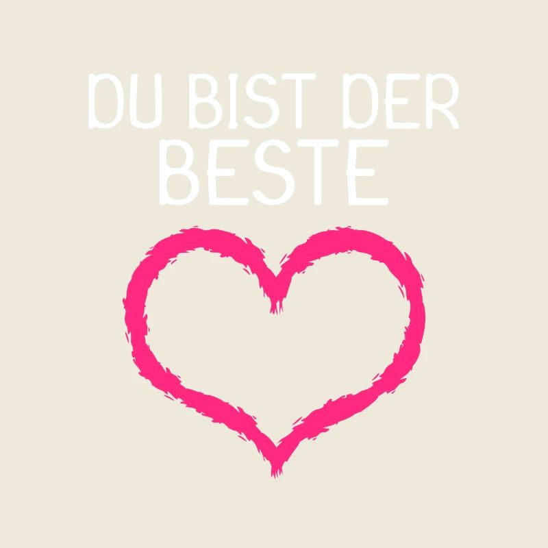 Du bist der Beste Herz Geschenk