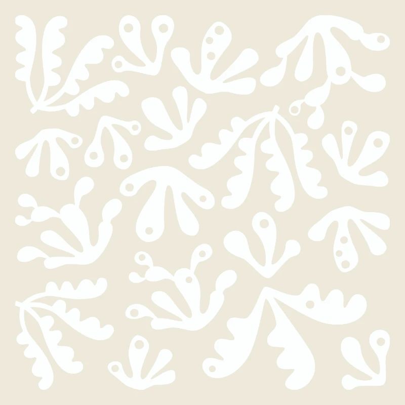 Abstrait Corail L Blanc