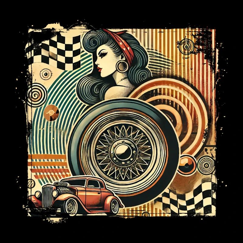 Tuning Hot Rod Rockabilly Design